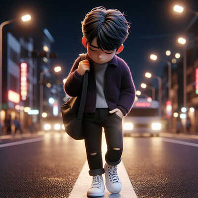 Sad Alone Boy Dp Full Hd