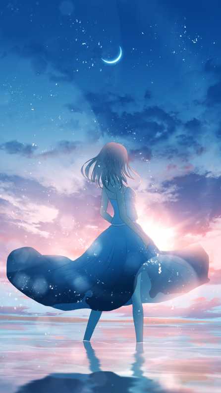 Mobile wallpaper: Anime, Angel, 1344381 download the picture for free.